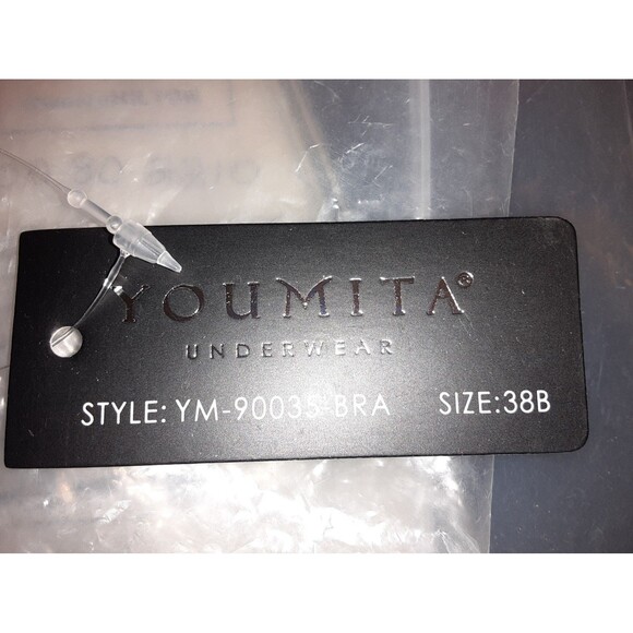 Youmita 38B Blossom Floral Lace Push Up Bra & Seamless Floral Lace Panty NWT - Picture 7 of 8